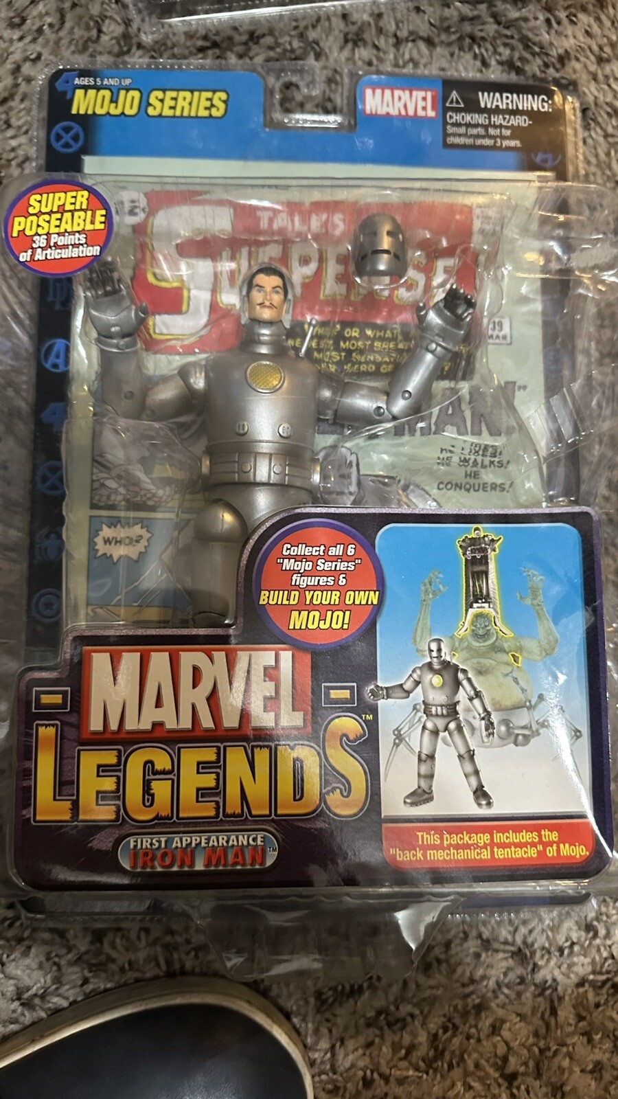 Marvel Legends 2006 First Appearance Iron Man Mojo Series No BAF
