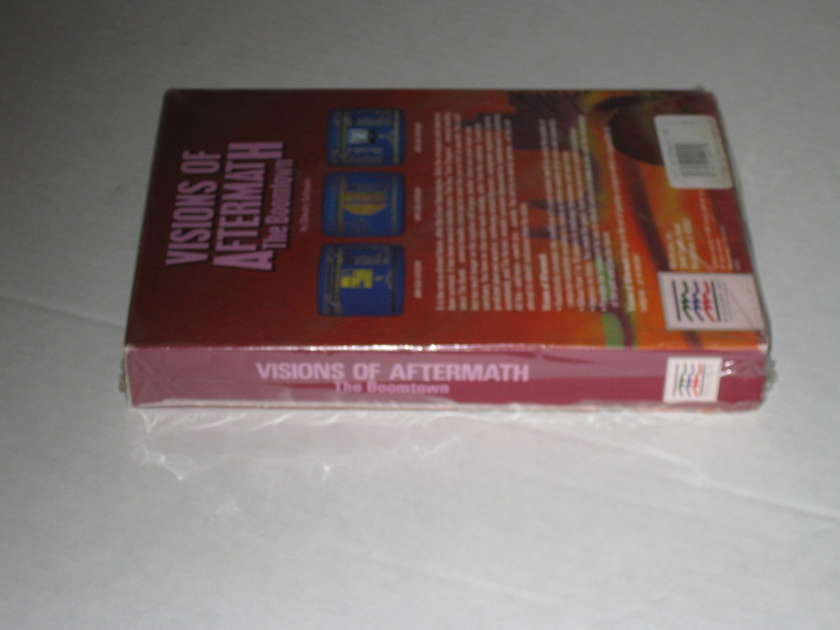 Visions Of Aftermath: The Boomtown (PC, 1988) – Rare Jeu DOS Mindscape, Comme Neuf
