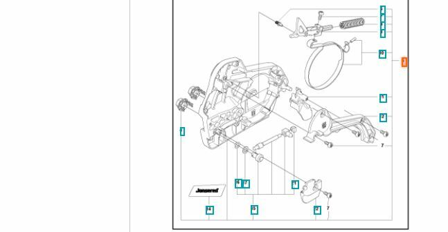 577791003 GENUINE Jonsered Husqvarna chainsaw 2252 2253