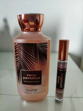 COCO PARADISE  Bath & Body Works Shower Gel and Perfume Spray NEW