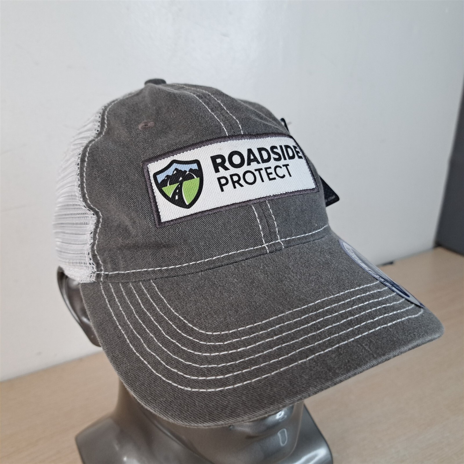 ROADSIDE PROTECT ADJUSTABLE STRAPBACK TRUCKER/MES… - image 2