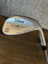 Titleist Vokey Spin Milled 58 08* degree Lob wedge / Wedge flex shaft