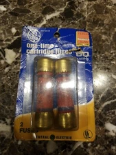 GE 37560-2D 60 AMP CARTRIDGE FUSES 250V ONETIME USE