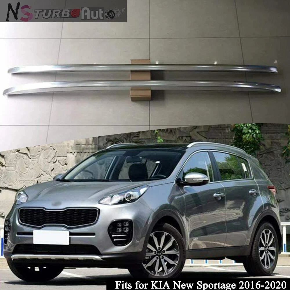 2pcs Fits for KIA New Sportage 2016 2021 roof rails Roof Rack Side Rail Bars