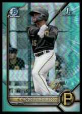 K252 RODOLFO NOLASCO RC 2022 BOWMAN CHROME AQUA REFRACTOR /125 PIRATES #BCP-69