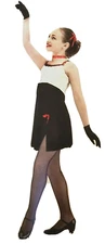 Child Small CABARET Jazz Dance Dress Costume Tap