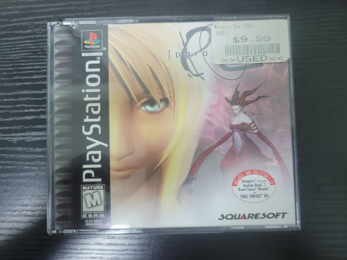 PS1 Case - NO GAME - Parasite Eve [3 Disc]