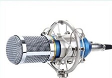 Floureon Bm-800 Studio Condenser Broadcast Microphone Set Adjustable Stand -blue