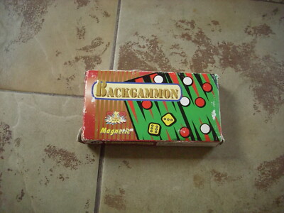 Backgammon Magnetic Groß. 13,50 x 7,50 x 2,00 cm Komplettes Set