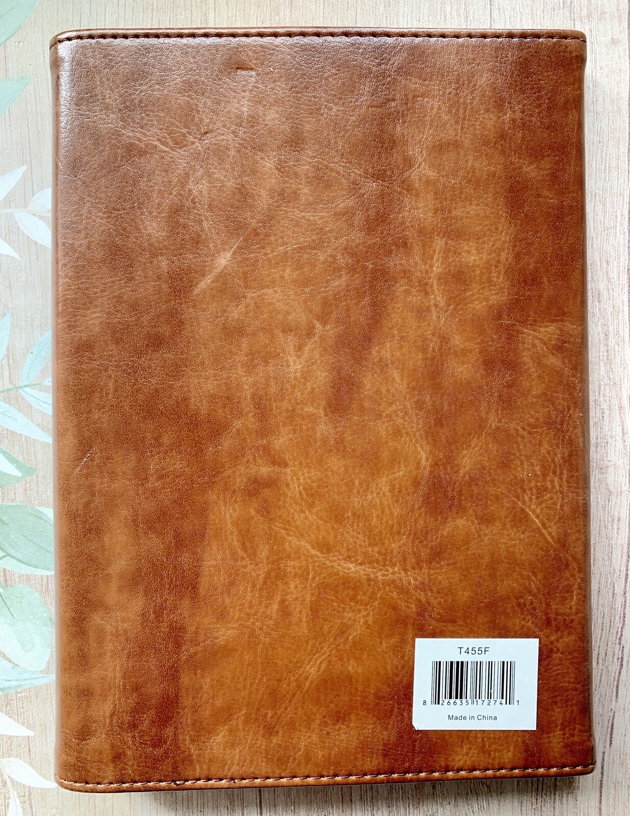 Eccolo A5 Journal Notebook Faux Leather Button Closure 256 Lined Pages