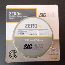 Sig Sauer .177 Hollow Point Lead Pellets (500 count) AIR-AMMO-ZPB-177-500