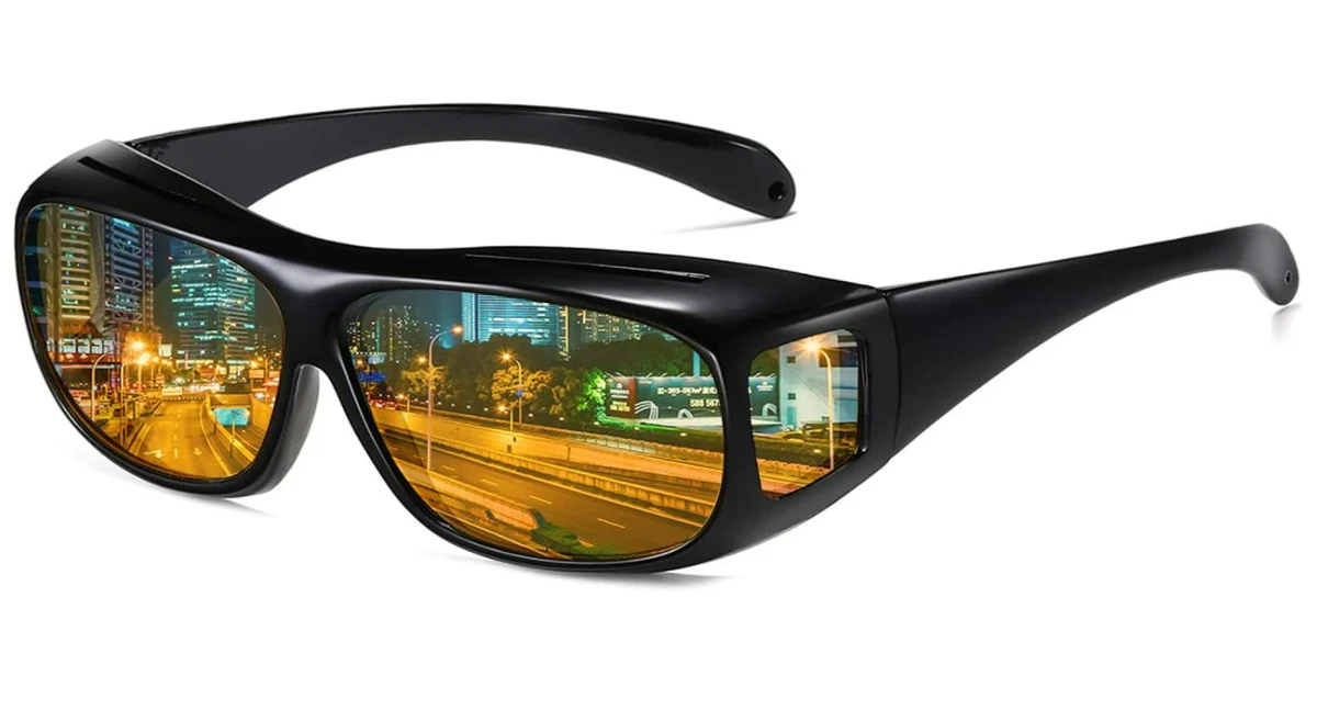 Sótano Brillante llevar a cabo Gafas de Vision Nocturna para Conducir - Lentes Gafas de Conducción Día y  Noche | eBay