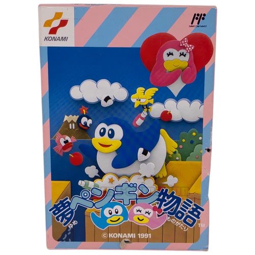 Yume Pengin Monogatari FAMICOM NES FC BOXED KONAMI