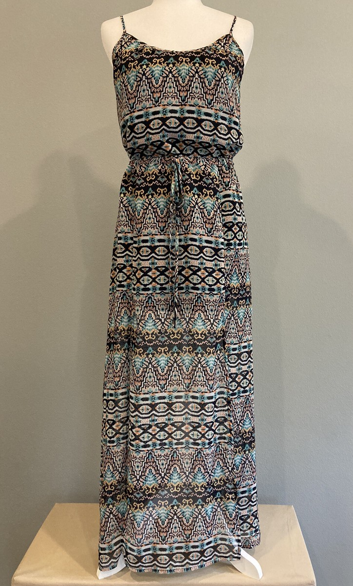 Forever 21 Chiffon Boho Maxi Dress XS