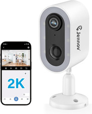 Wireless Security Camera, 2.4Ghz Wifi Camera Battery Powered with AI Smart Detec