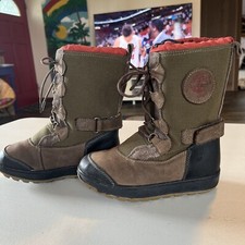 kids Size 12 Timberland Thermalite waterproof boots lace up/Strap EUC