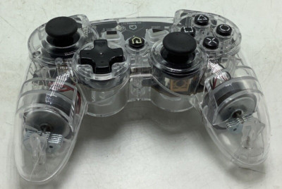 Afterglow PS3 Clear Wireless Controller Not Tested No USB Dongle PlayStation 3