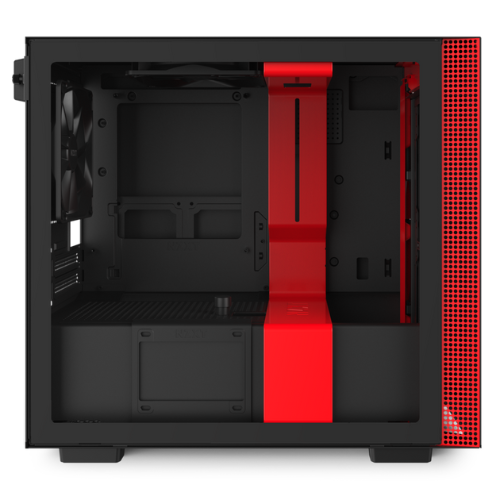 NZXT H210i Matte Black and Red PC Computer Mini Tower Case