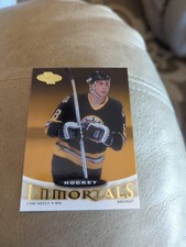 2000-01 UD Heroes Boston Bruins Hockey Card #120 Cam Neely