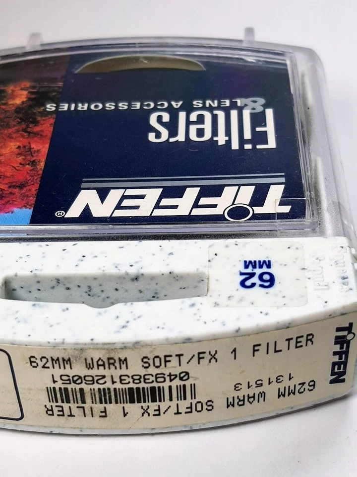 TiFFEN 62mm Warm Soft FX 1 Filter 62WSFX1 62 mm E62 Reduces Wrinkles & Blemishes - Image 3 of 4