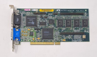 Matrox Millennium MGA-MIL/4C 590-05 REV B PCI 4MB Graphics Card