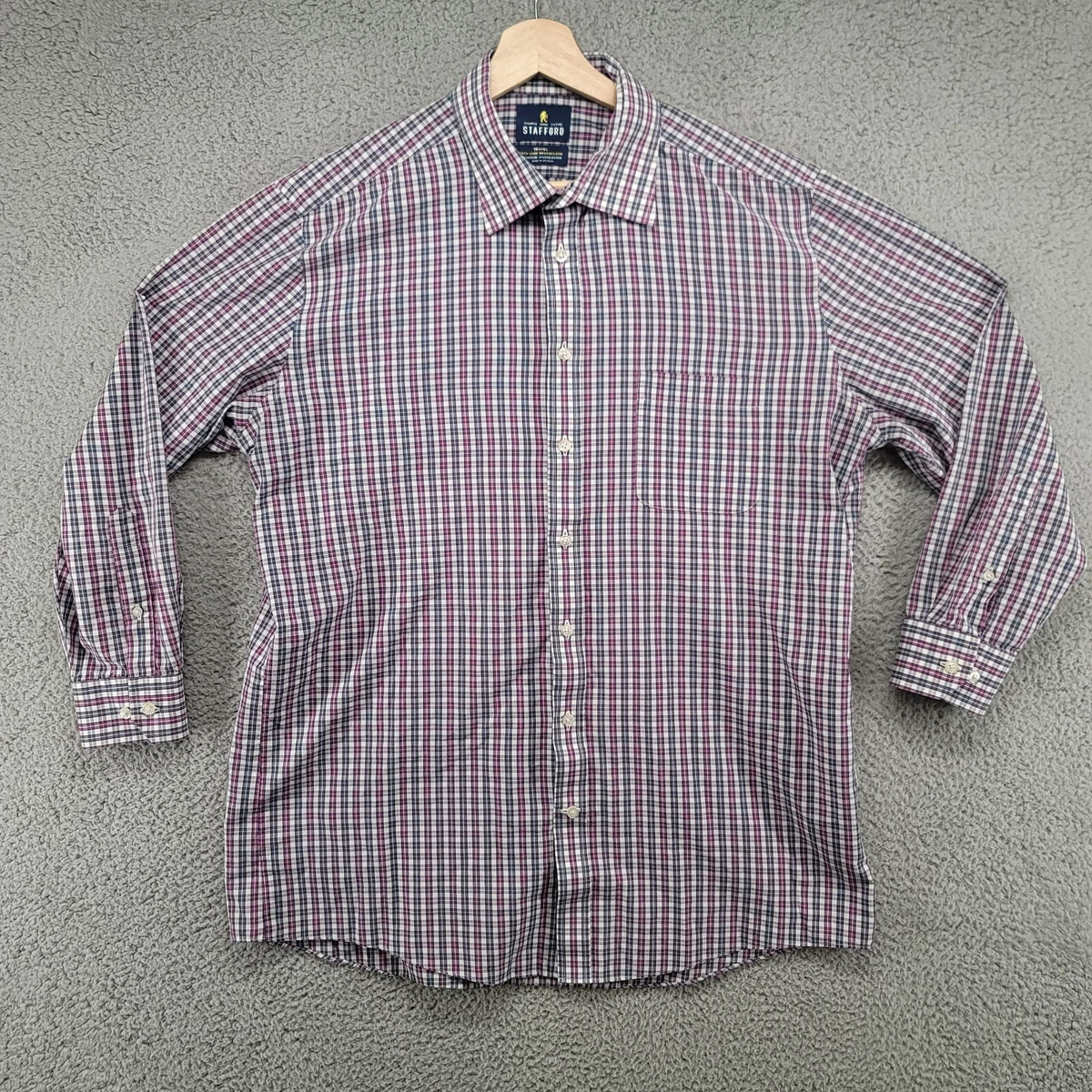 Stafford Regular Spread Collar Dress Shirts for Men for sale | eBay Stafford Regular Spread Collar Dress Shirts for Men for sale | eBay
