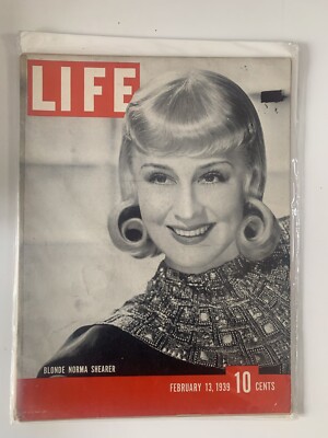 Vintage Life Magazine: FEB 13, 1939: NORMA SHEARER; GOLDEN GATE FAIR; PHILIPPINE
