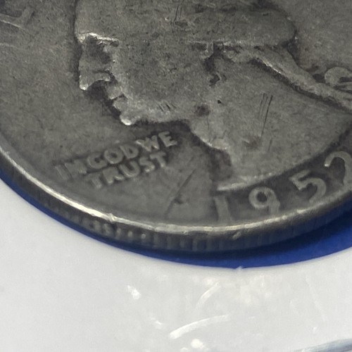 EE. UU. 1952 25C WASHINGTON CUARTO LIBERTAD PERMANENTE MONEDA COLECCIONABLE PLATA RARA EE. UU. - Imagen 15 de 24