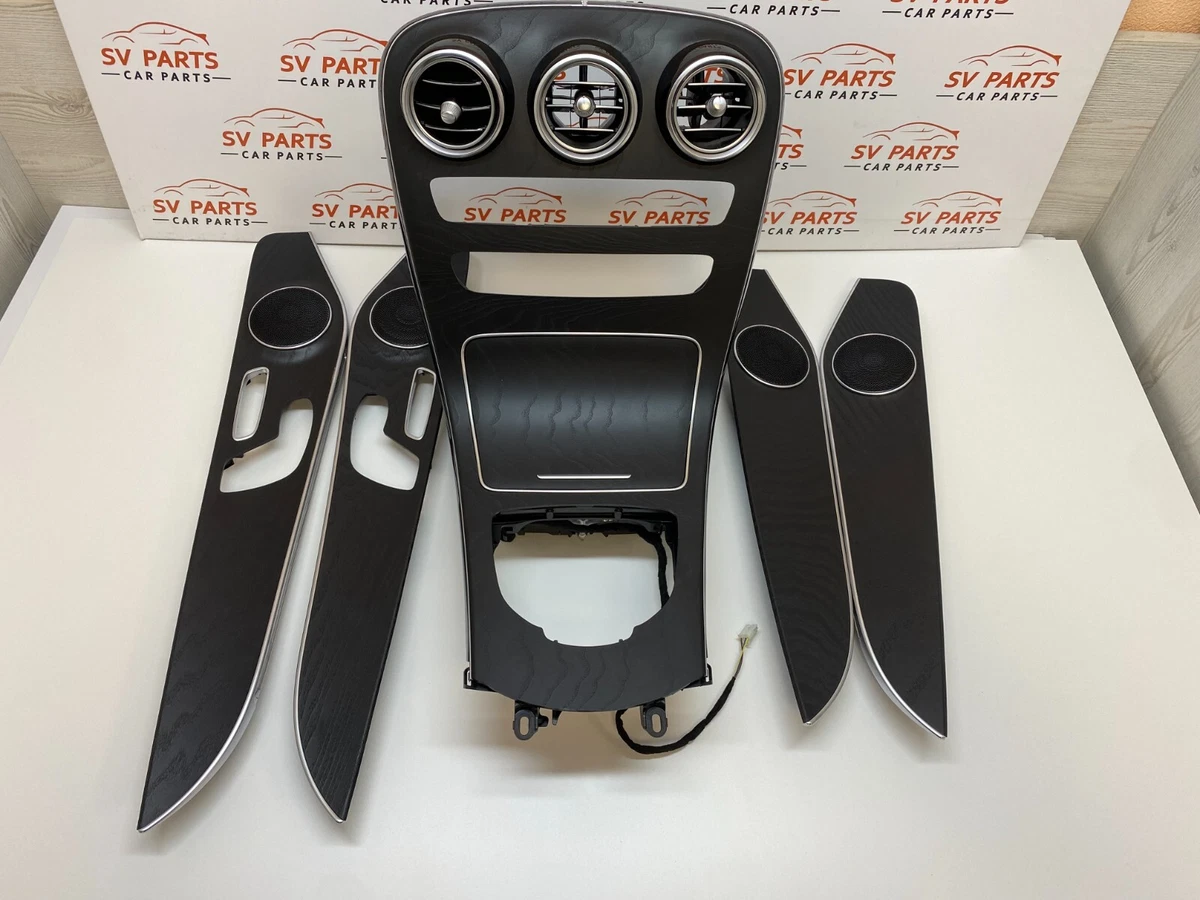 Mercedes W205 C253 GLC Centre And Door Interior Trim Wood Strips 