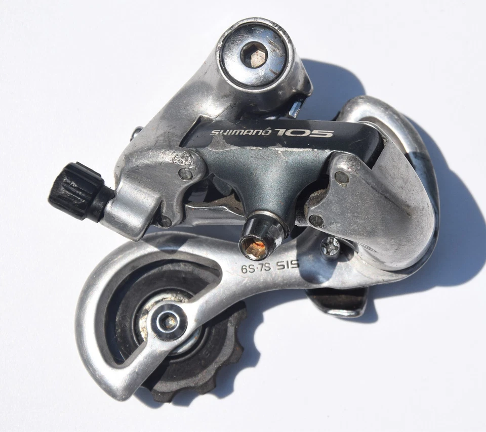 Shimano 105 Groupe Blue Leviers Freins Dérailleur Vélo Old Bike Set Brake Levers - Photo 4/4