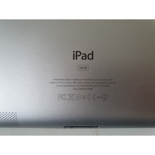 Apple iPad 2 A1395 iOS Tablet Silver Wi-Fi 9.7" Display (512MB+16GB) Dual Core - Picture 5 of 5