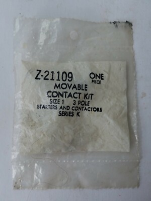 Z-21109 size 1 movable contact kit 3 pole series K one piece | eBay