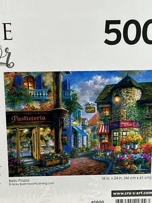 Cra-Z-art 500 pieces by Nicky Boehme Place; Bello Piazza | eBay