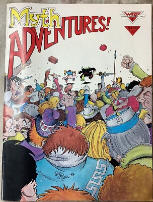 Myth Adventures 4 Warp Graphics 1984 Comic Magazine