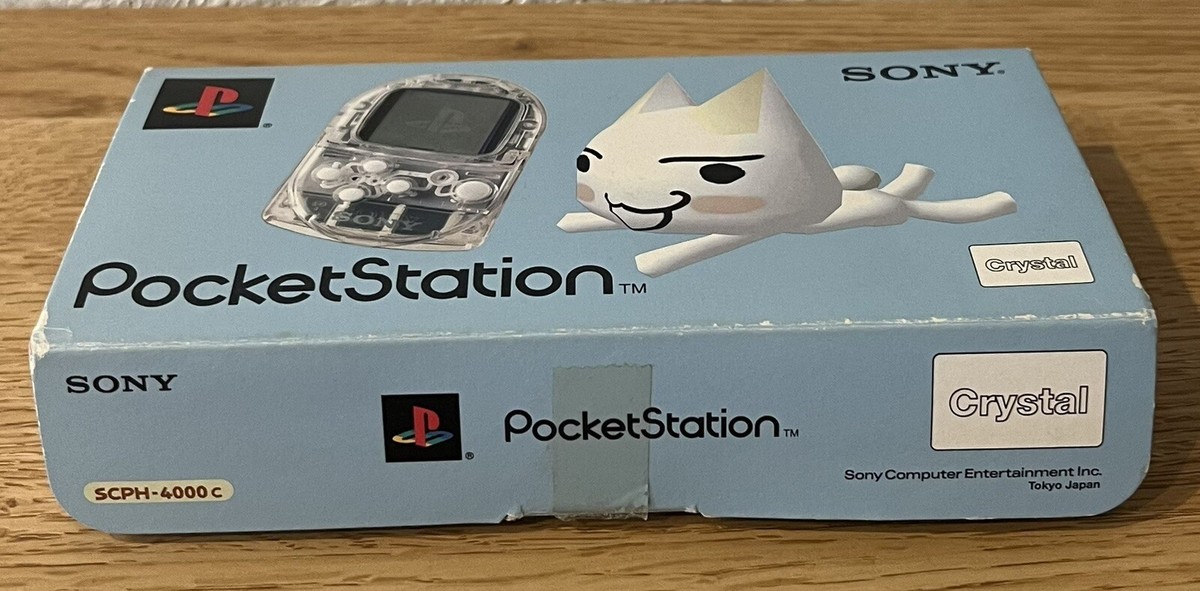Sony PocketStation PlayStation PS Crystal SCPH-4000 BOX