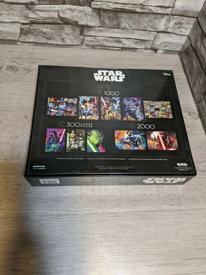 Buffalo Star Wars Four Original Trilogy Puzzle Set Disney Empire Strikes Back - Image 3 of 3