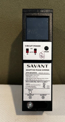Savant Power GPM-QP2APD10-21 QO FPD Lighting Module PON Used - 0091
