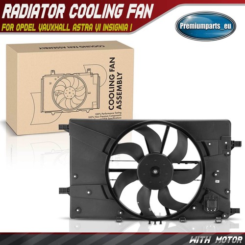 Radiator Cooling Fan for Opdel Vauxhall Astra VI Insignia I Zafira