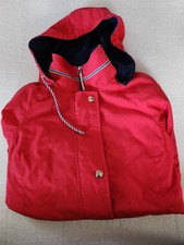 Macintosh New England Raincoat Parka Style Womens Sz S With Detachable Hood