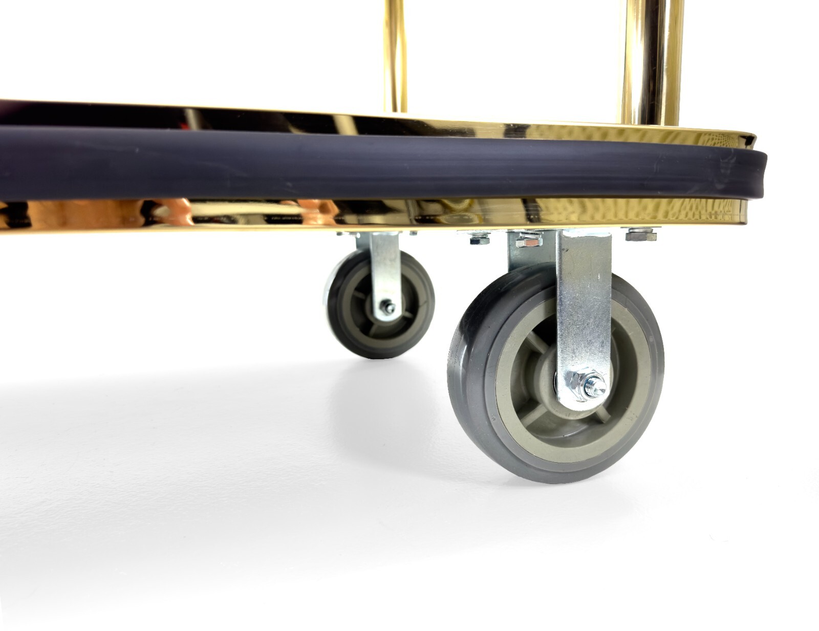 Hotel luggage cart | Bellman's Cart | Rectangular Red Carpet Base