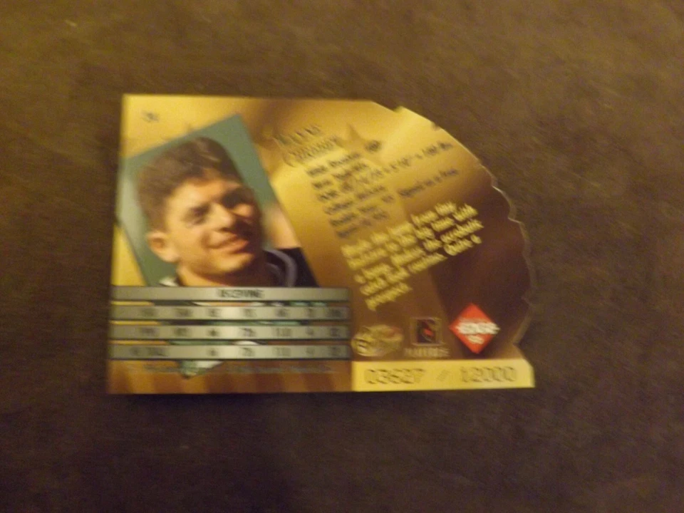 1996 Collector's Edge New Regime Wayne Chrebet Die Cut Card - Image 2 of 2