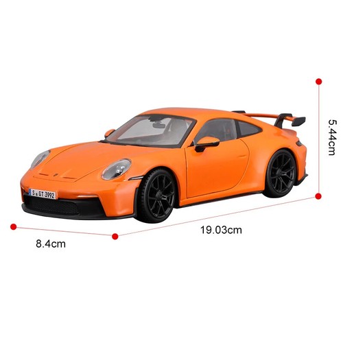 Bburago 1:24 Porsche 911 GT3 Supercar Alloy Car Model Diecasts Toy Vehicles - Picture 6 of 19