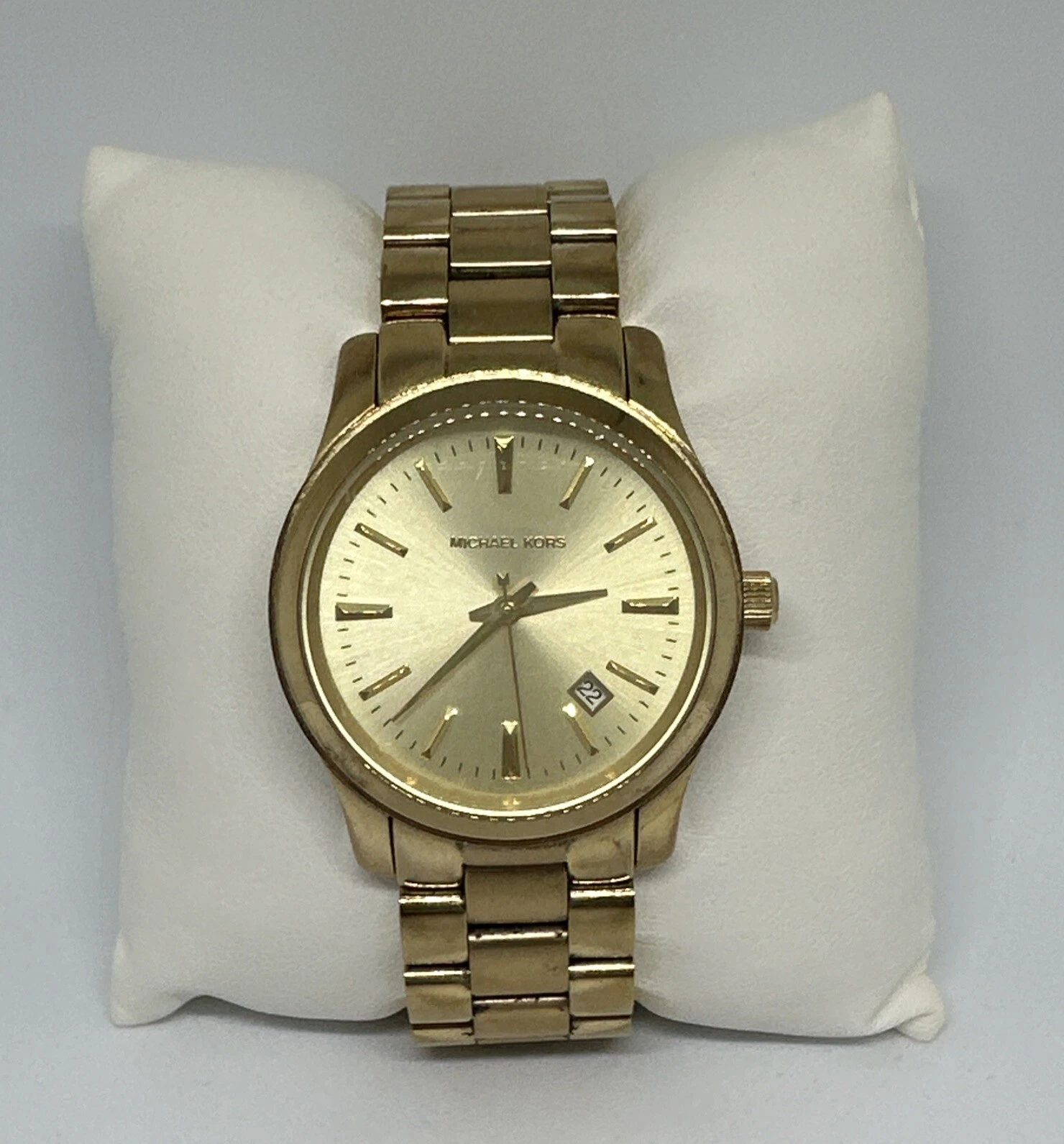 Orologio Michael Kors Jet Set MK5160 Donna Acciaio Oro Quadrante Analogico HME7
