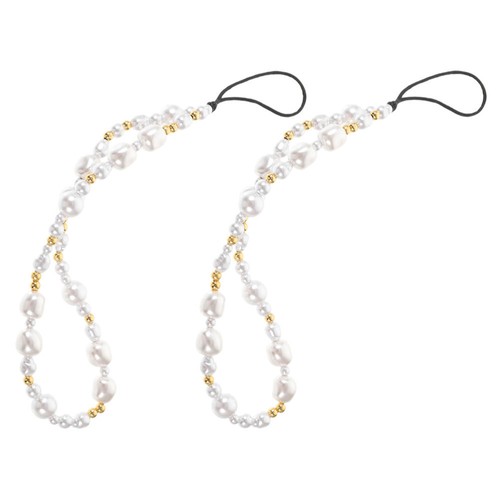 2 Pack Mobile Phone Chain Case Charms Strap Accessories for Women - Zdjęcie 12 z 12