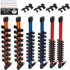 6pc Double Sided Socket Organizer Holders 14 38 12 Portable Wall-mounted