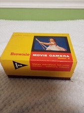 Vintage Kodak Brownie Movie Camera- Model 2: 1/2.7 Lens- 8 mm.- Original Box