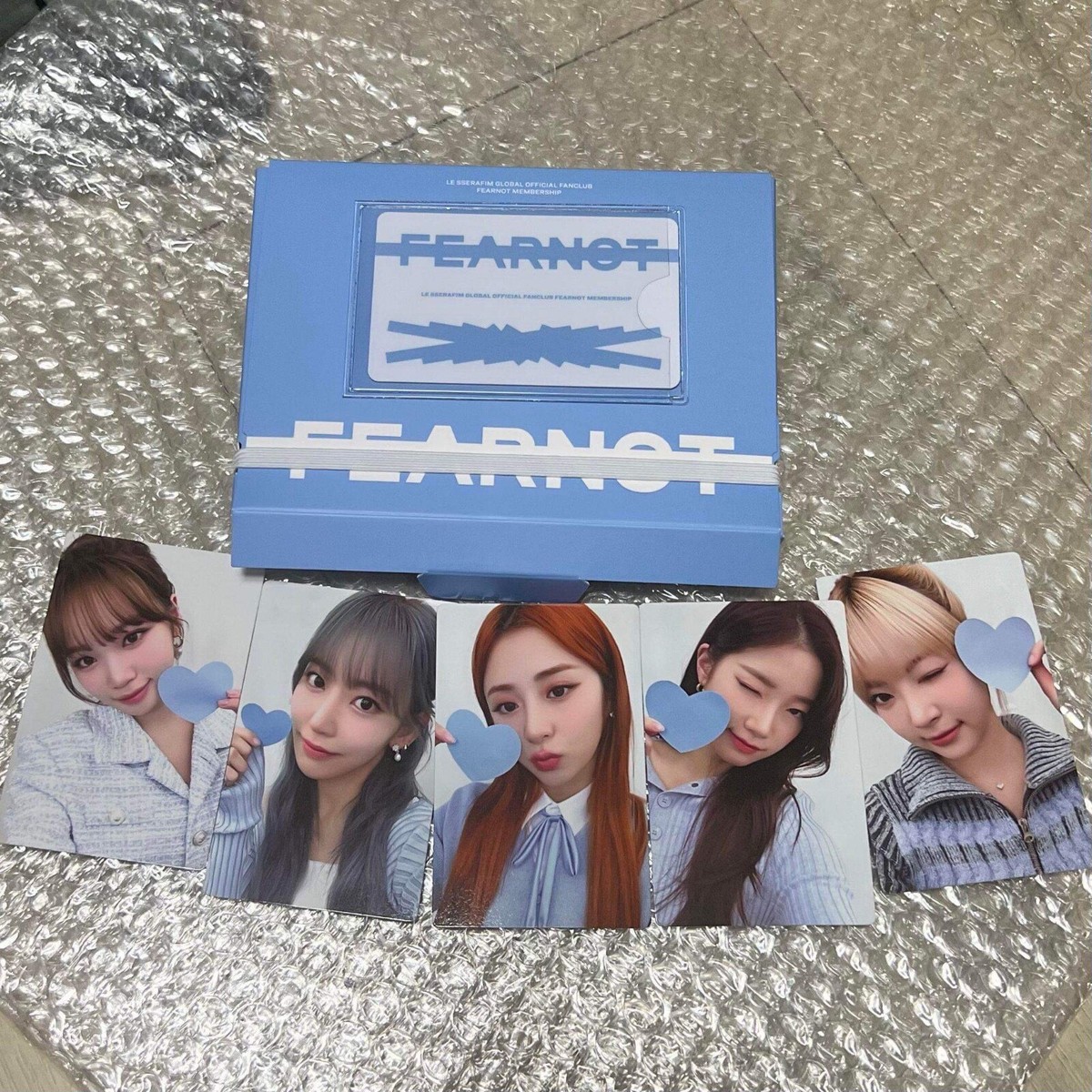 アイドル LESSERAFIM FANCLUB FEARNOT MEMBERSHIP Le Sserafim - Official Fanclub FEARNOT MEMBERSHIP Gift