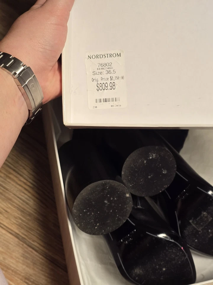  Givenchy Botte Show Com Noir/Rouge Talla 6.5-LNWT - Incluye caja y cubiertas antipolvo Foto 3 de 4