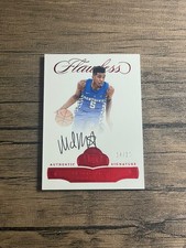2017 Flawless Collegiate Malik Monk Ruby Rookie Auto /15 RC
