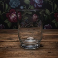 Princess House Heritage Bell Tumbler, Vintage Etched Drinking Replacement Glass